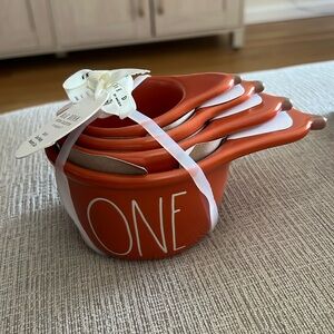 New Rae Dunn fall ceramic gourd measuring cup set